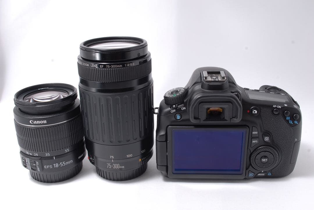 キャノン EOS 60D S数少✨美品✨手ぶれ補正標準＆超望遠付Wレンズセット