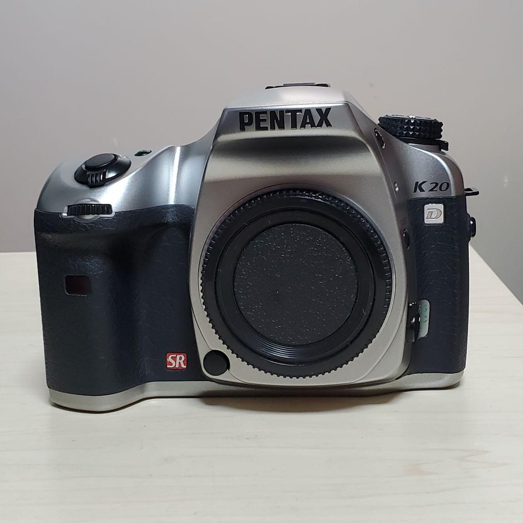 希少 PENTAX K20D チタンカラー ボディ ショット数 約10,000回