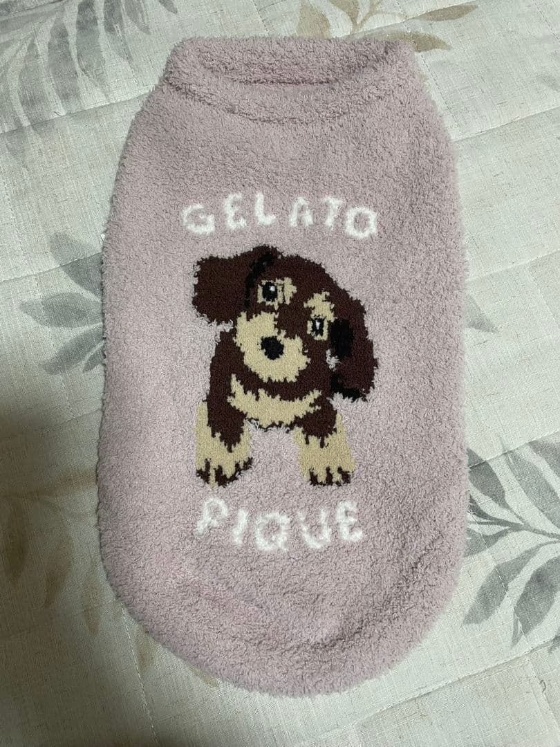 犬　服　ジェラピケ　ジェラートピケ　ダックス　ダックスフンド　プルオーバー