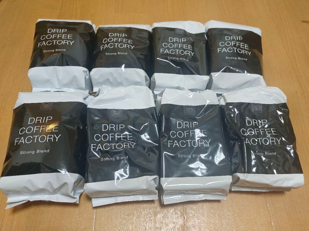 ドリップコーヒーファクトリーストロング ブレンドコーヒー豆 のまま500g（8個