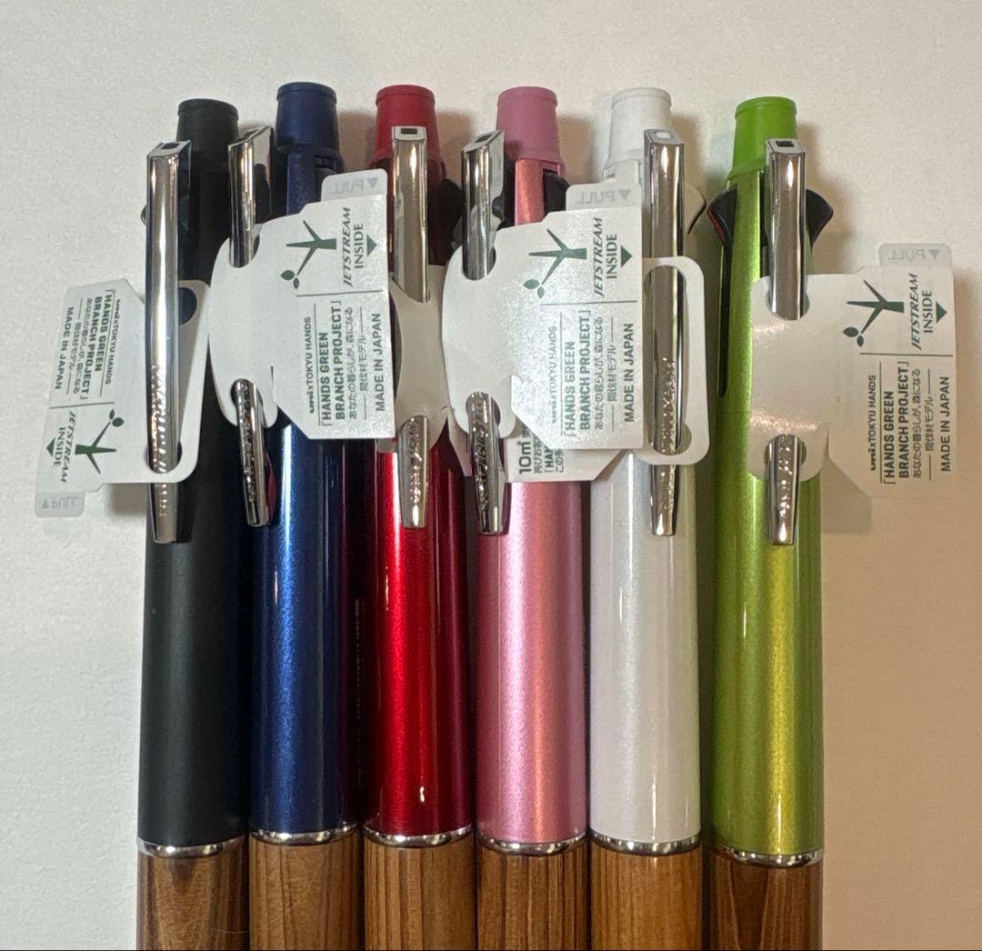 【東急ハンズ】uni ジェットストリーム4＆1 木製軸 6本セット
