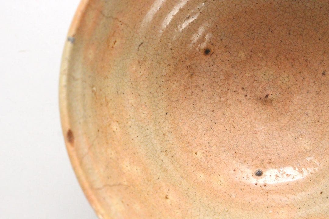No4947 出雲　古楽山焼　茶碗　直径13.8cm 茶道具　陶磁器　送料無料