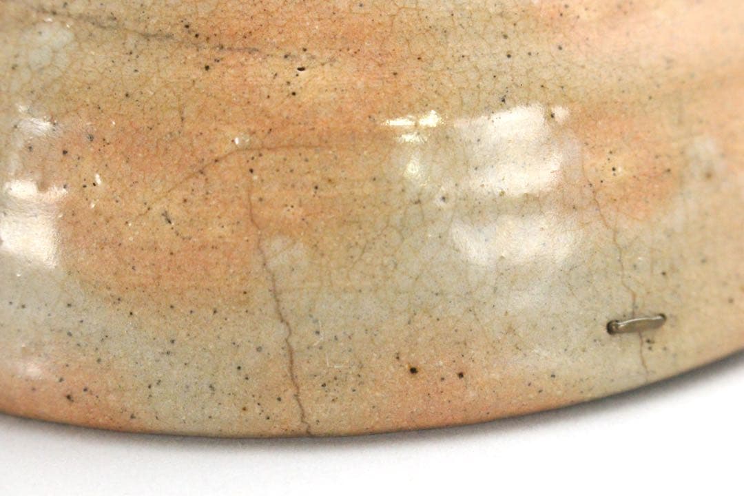 No4947 出雲　古楽山焼　茶碗　直径13.8cm 茶道具　陶磁器　送料無料