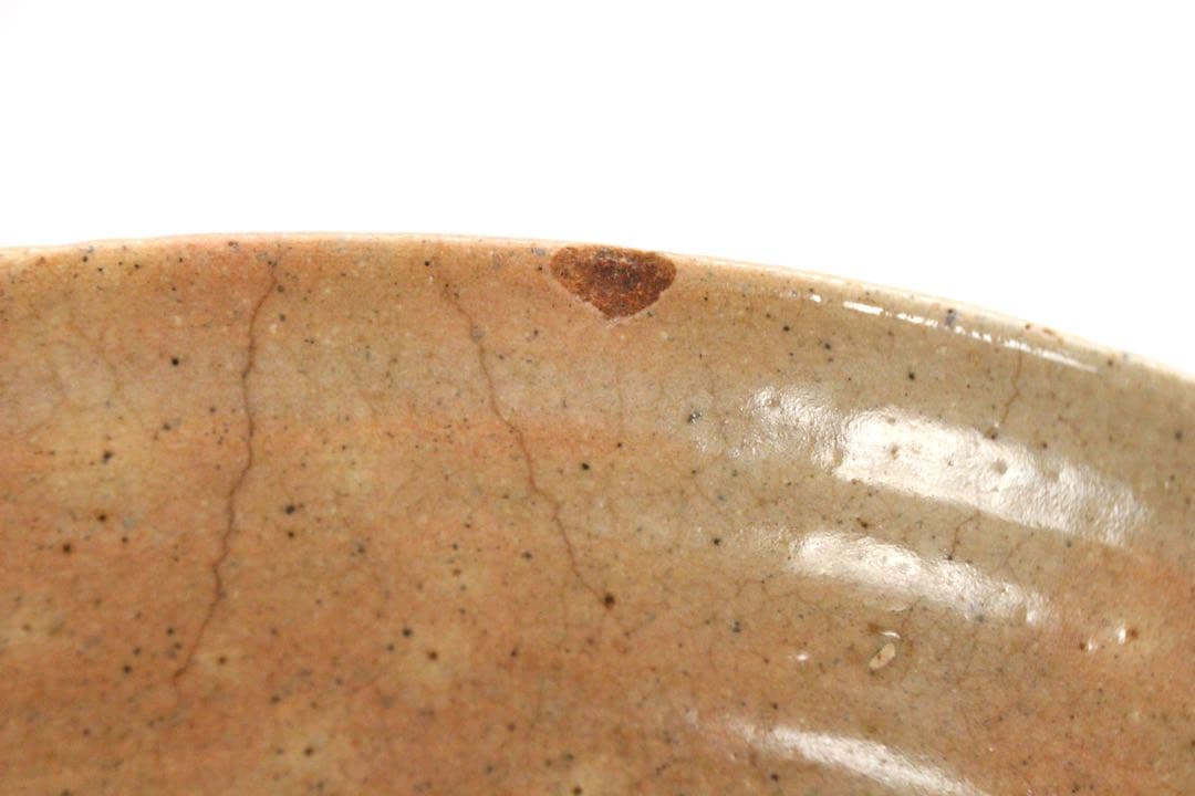 No4947 出雲　古楽山焼　茶碗　直径13.8cm 茶道具　陶磁器　送料無料