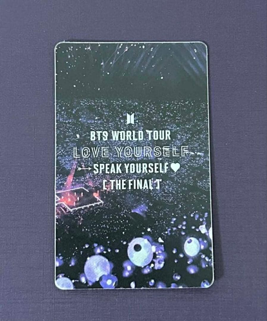 BTS ジョングク SYS FINAL 公式 ソウルコン 会場トレカ
