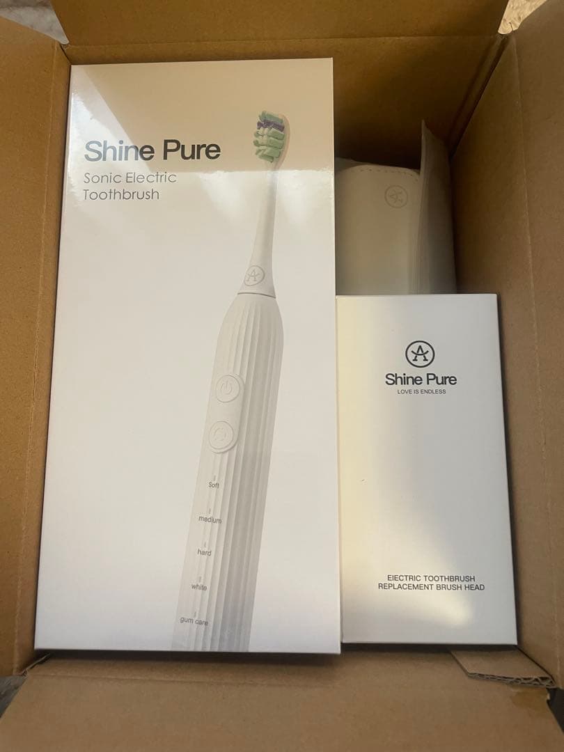 Shine Pure 音波電動歯ブラシセット 本体　①