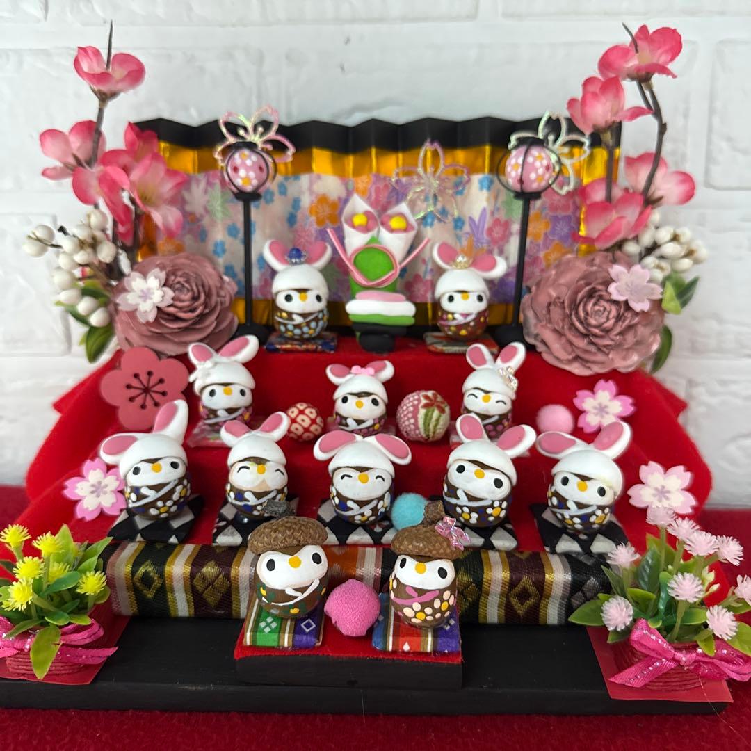 どんぐりアート♡お雛様オブジェ＆お雛祭りオブジェ♡