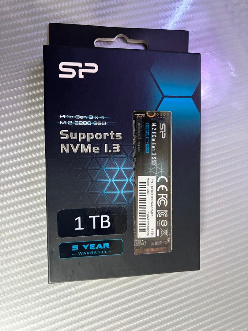 内蔵型SSD SP M.2 1TB NVMe