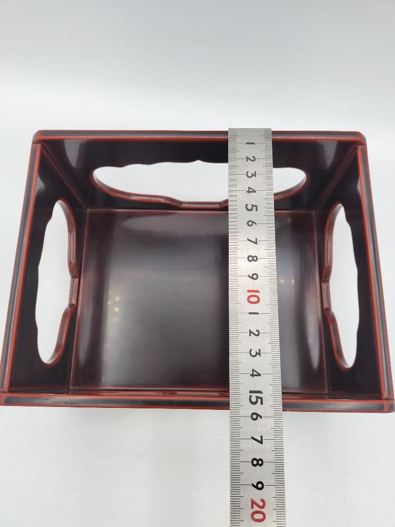 b572 煙草盆 香挟間溜塗 タバコタトゥ　灰吹付 紙箱 茶道具 古物