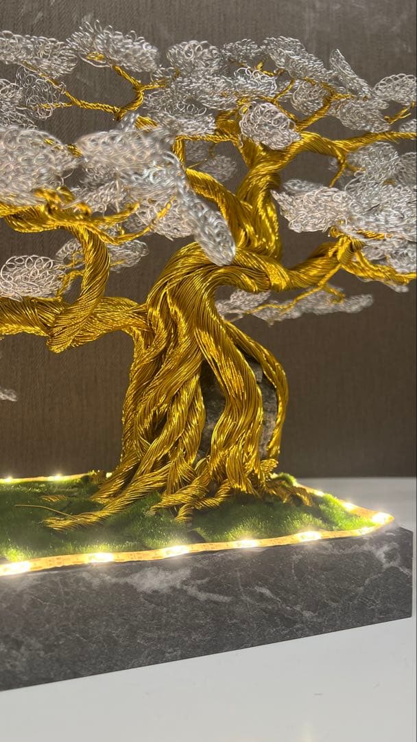 アルミワイヤー針金盆栽