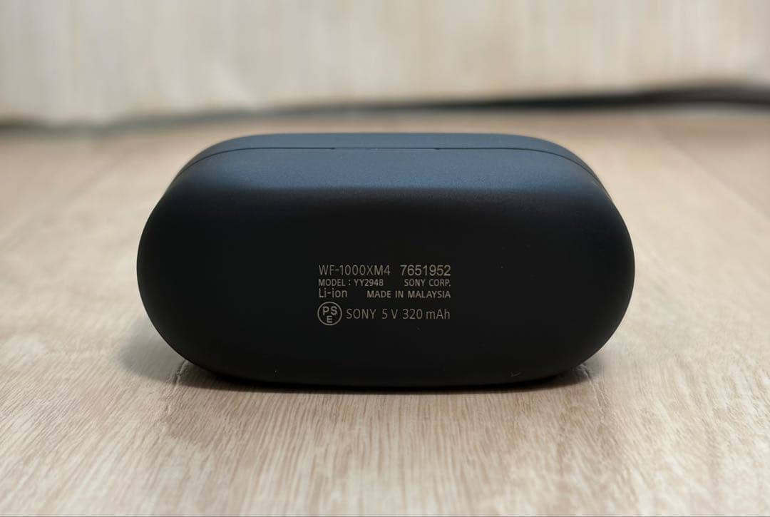【超美品】SONY ワイヤレスイヤホン WF-1000XM4 ブラック