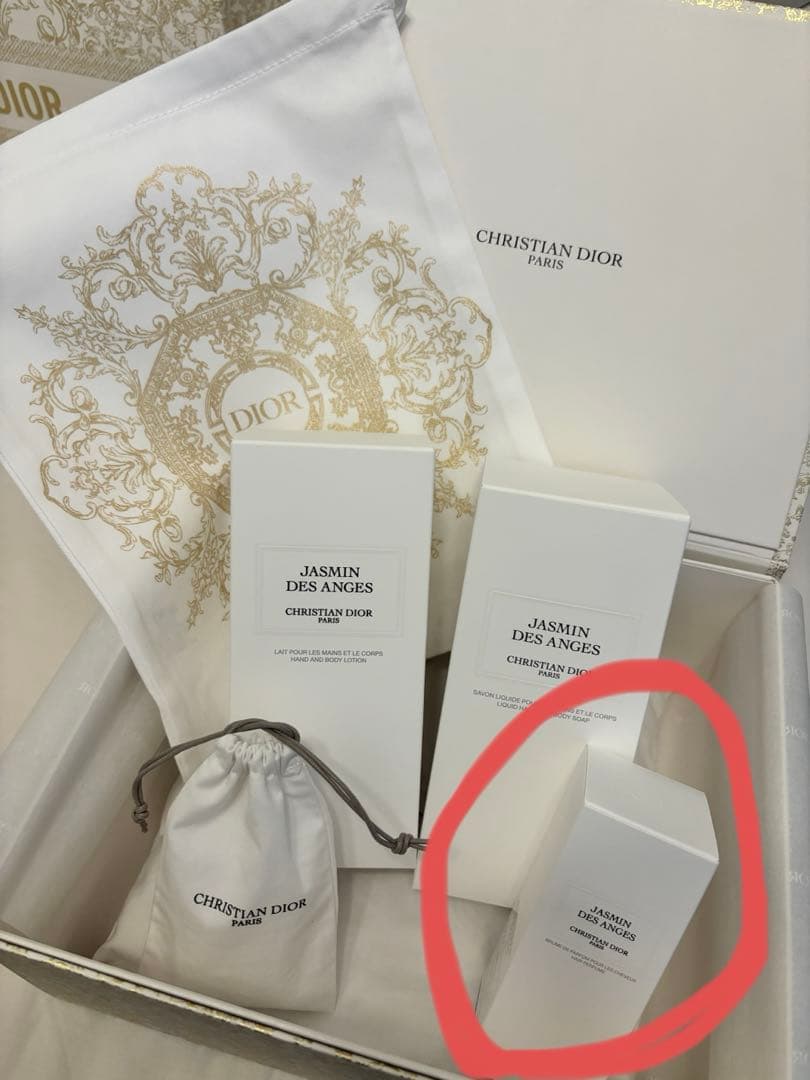 CHRISTIANDIOR JASMINDESANGESディオールヘアパフューム
