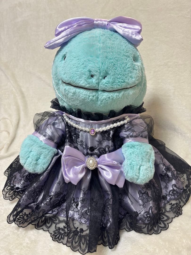 ①ふわふわヌオー用　ドレスセット　パープルブラック