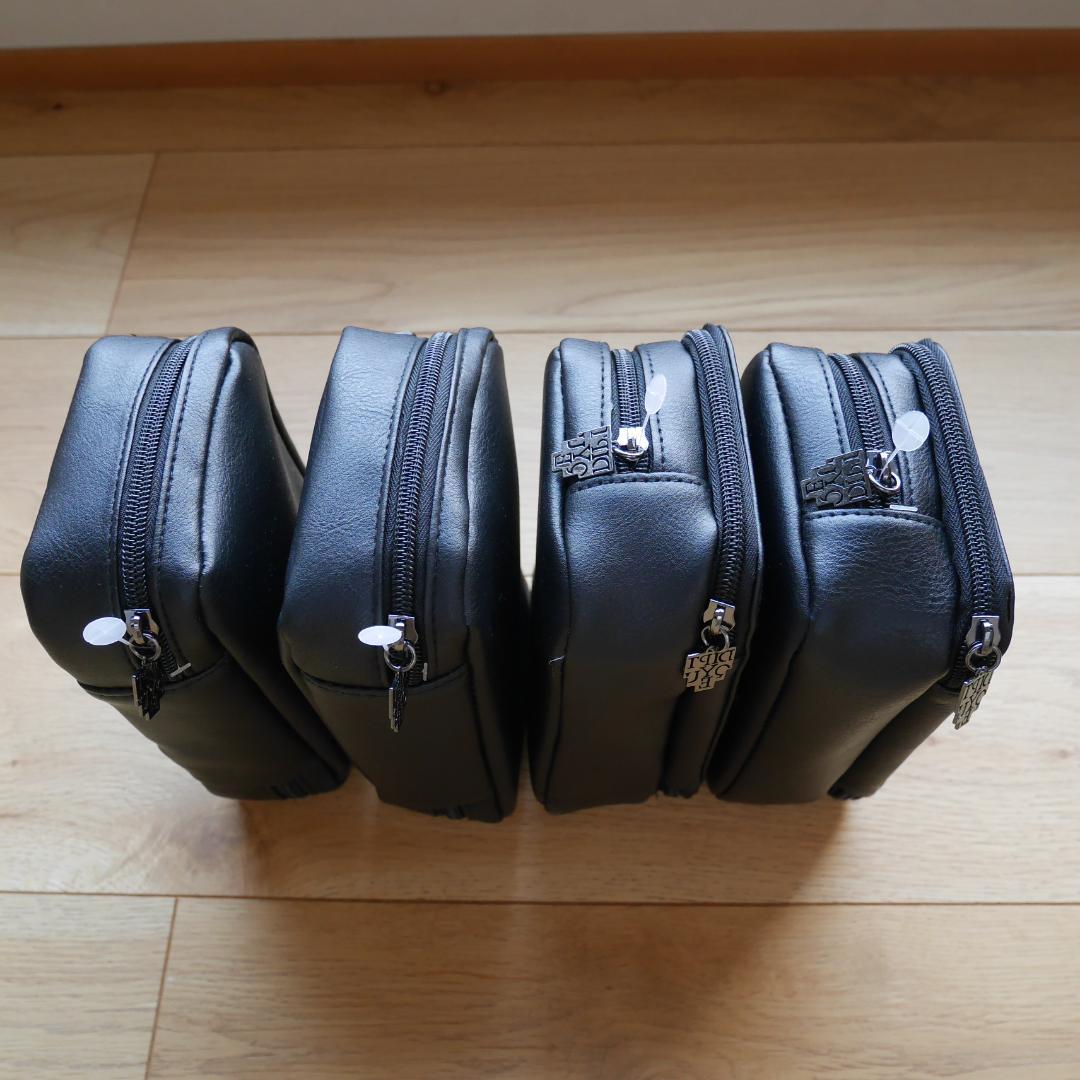 カタール航空　DIPTYQUE ブラック トラベルポーチ 4個セット