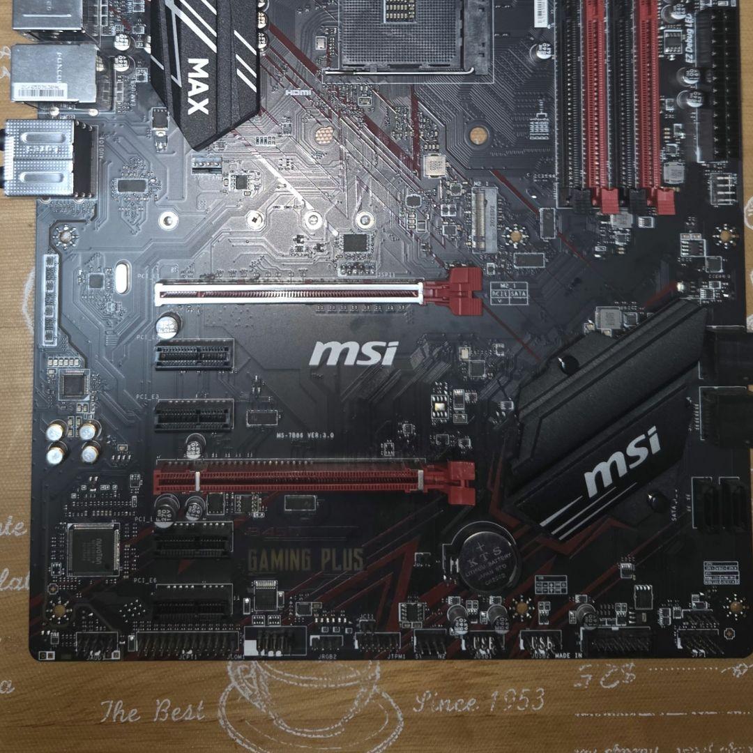 マザーボード MSI B450GAMING PLUS MAX
