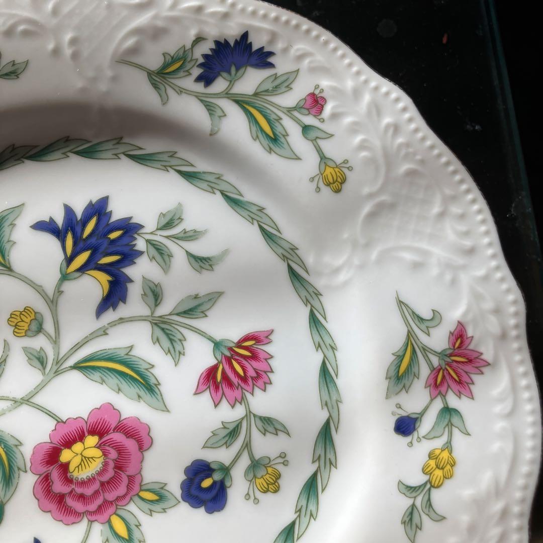 花柄 皿MOMOYAMA) 陶磁器20c m 4枚、小4枚17cm