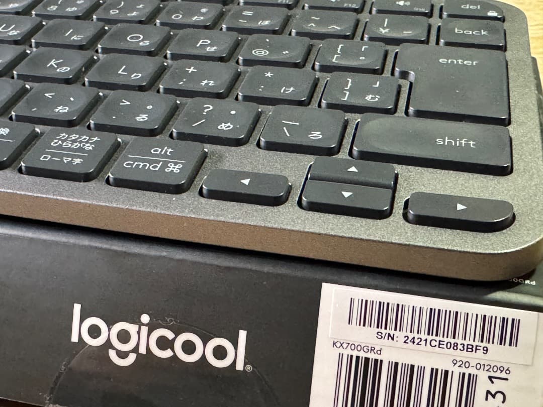 【完動品】Logicool MX KEYS MINI KX700GRd