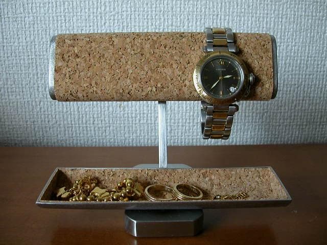 腕時計スタンド　だ円、小物入れ付き時計スタンド　※値下げはいたしません