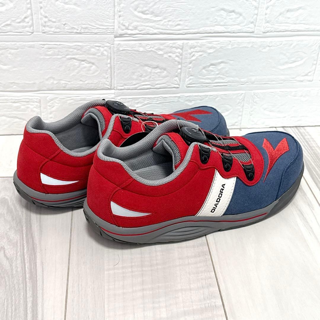 DIADORA 26.5cm EEE 安全靴 作業靴 ディアドラ 赤　青 BOA