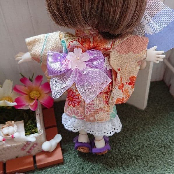 ハンドメイド☆オビツ11・あまむす浴衣