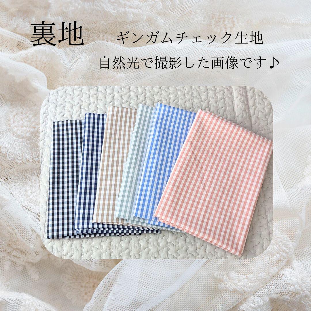 hinaꕤ*.゜ ヌビバッグ フリルハンドル ヌビトートバッグ A4サイズ