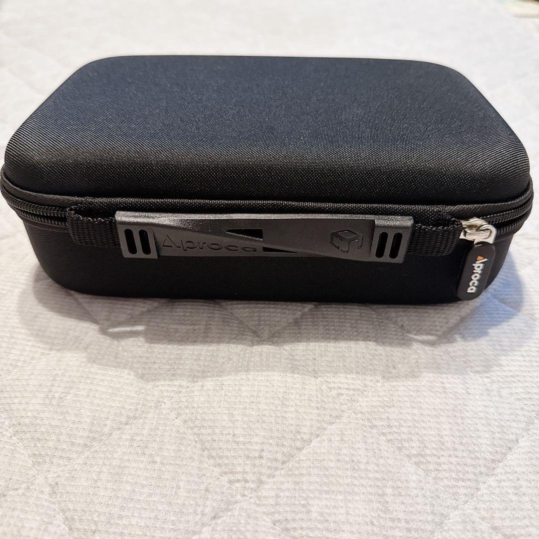Aproca ストレージケース ブラック 約25cmx16cmx7.5cm