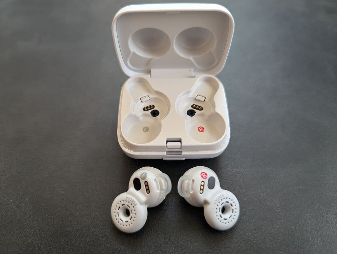 【美品】ソニー LinkBuds WF-L900 ホワイト 完全ワイヤレス