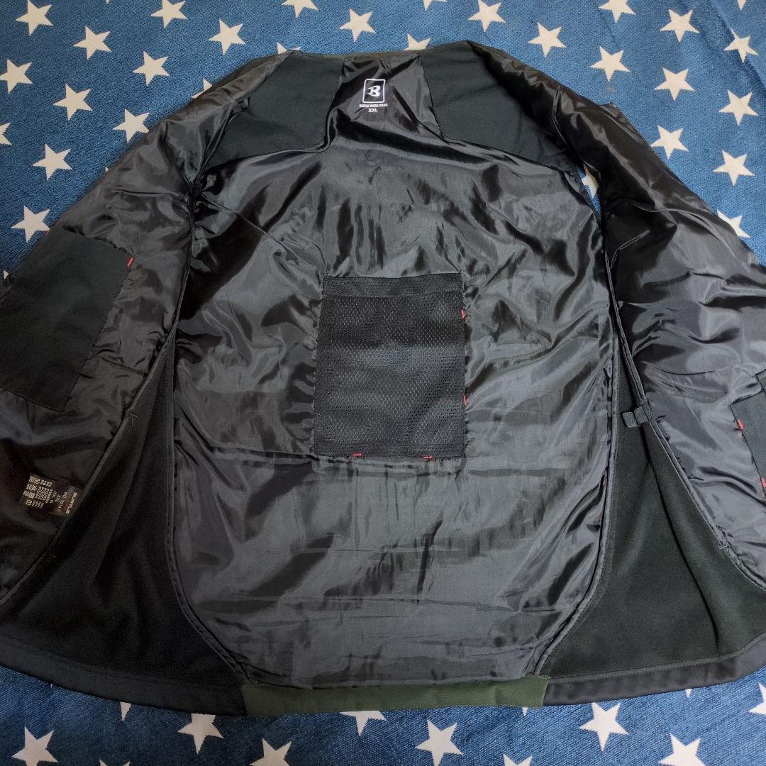 BURTLE 空調服 XXL ベスト＋Tシャツ＋ネックウォーマー3点セット☆