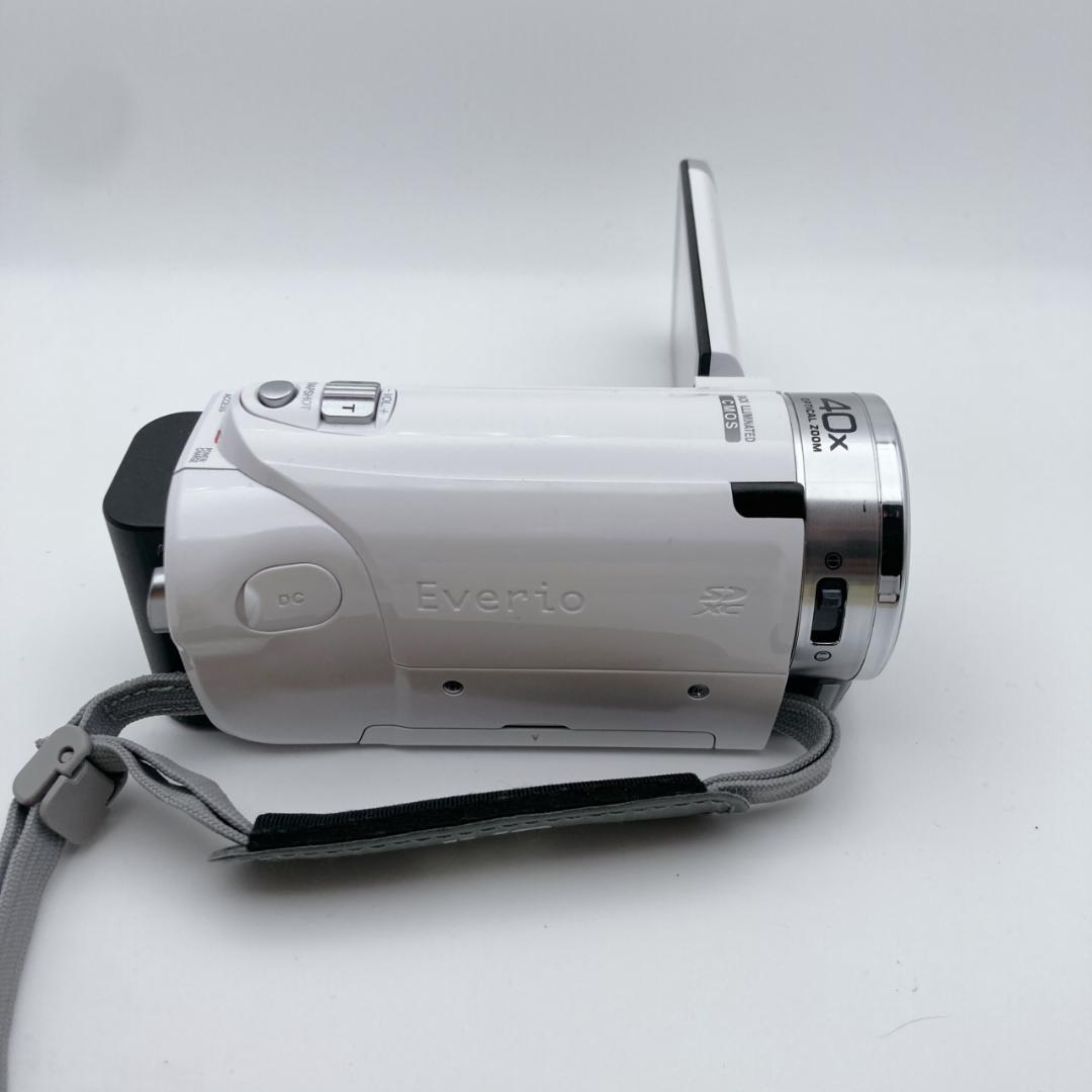実写有【未使用級】JVC Everio GZ-E180-W フルHDビデオカメラ