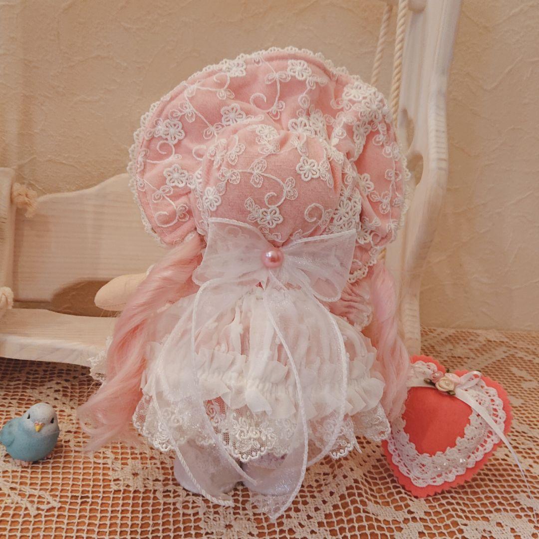 ❁ハンドメイドドール❁お人形❁ロリータ❁ロリータボンネット❁フリル❁贈り物
