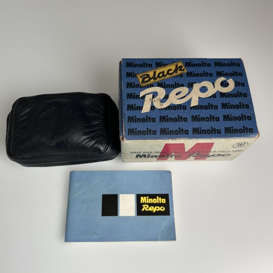 ジャンクMINOLTA Repo ミノルタ レポ フィルムカメラ 箱・ケース付き