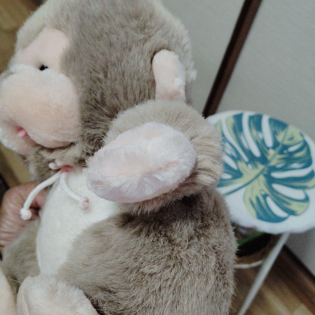 可愛い猿のぬいぐるみ 約30cm