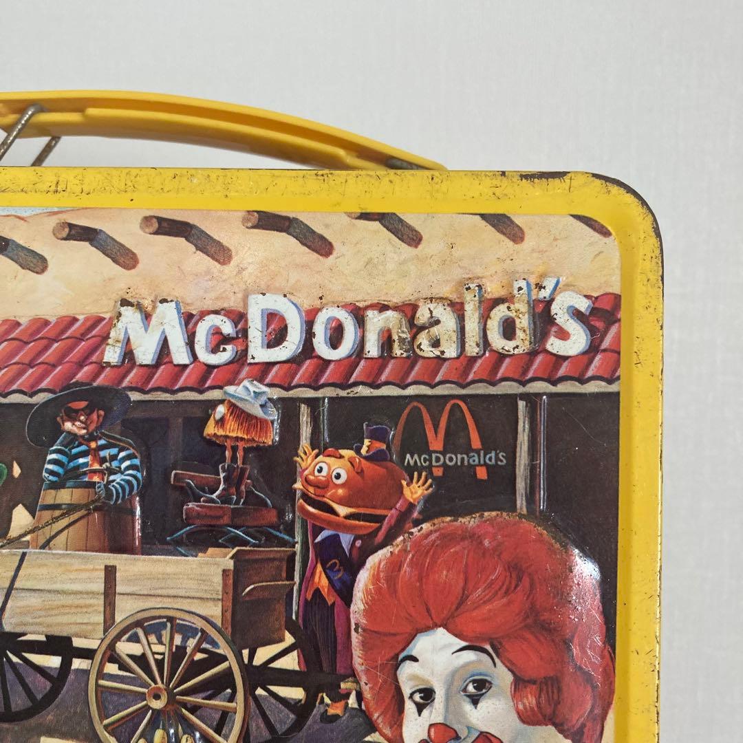マクドナルド　ヴィンテージ　レトロ　ランチボックス　缶　カーボウイ