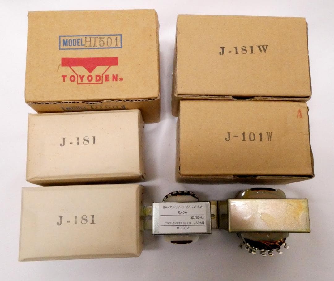TOEI／TOYODEN 変圧器 7個セット 100V