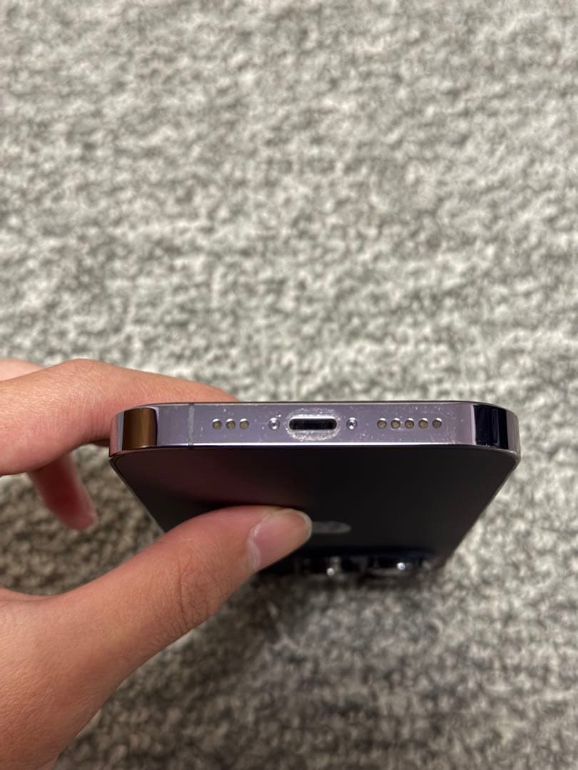 iPhone 14 Pro ディープパープル SIMフリー 美品