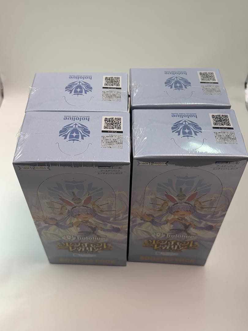 ホロカ　エンチャントレガリア　4BOX　シュリンクあり　hololivecard