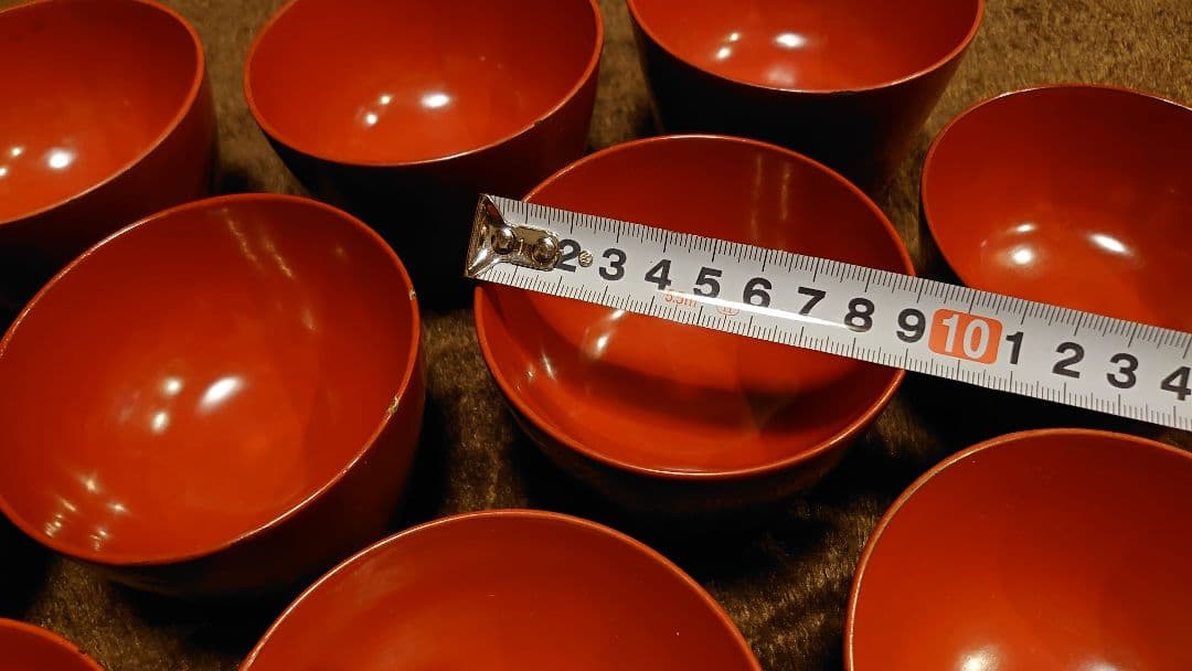 輪島塗　漆器　そば猪口　蕎麦猪口　１０客