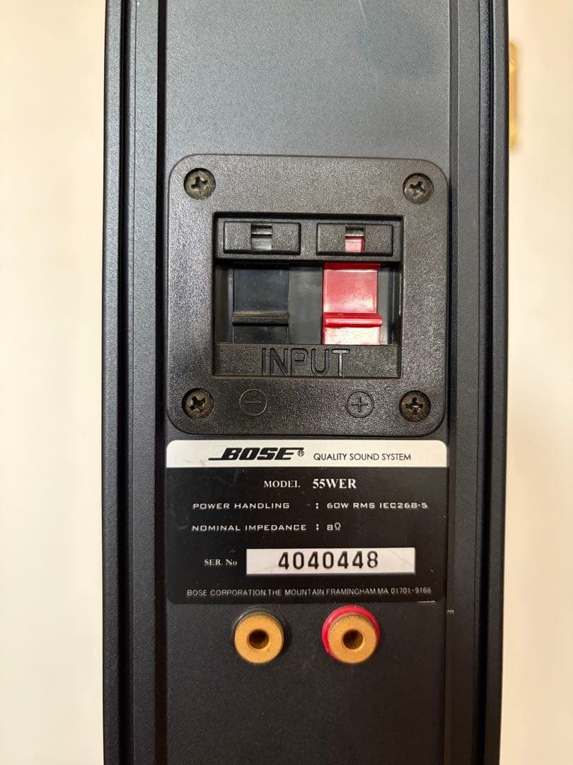 Bose タワースピーカー （55wer）別売り台付