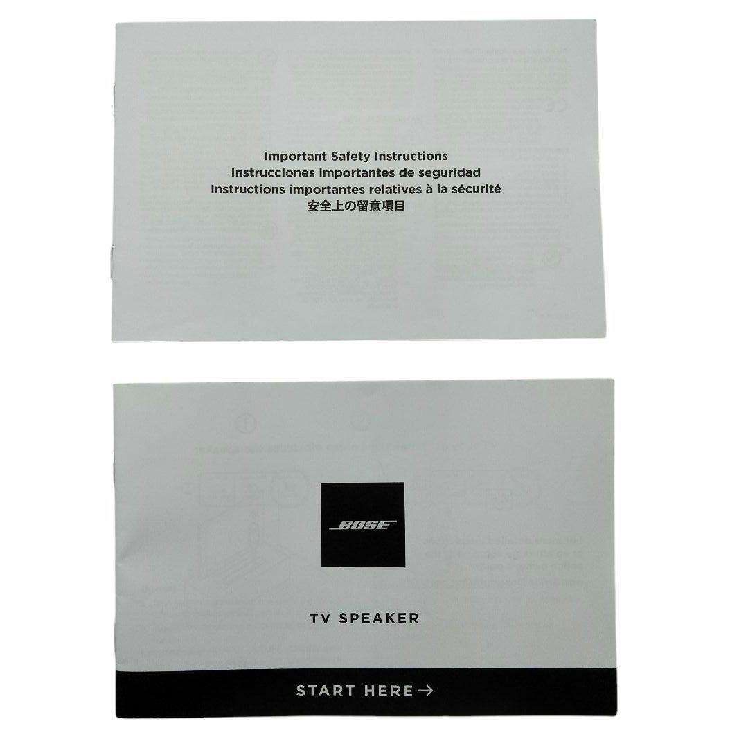 【美品】BOSE TV SPEAKER　テレビスピーカー BLK-100V JP