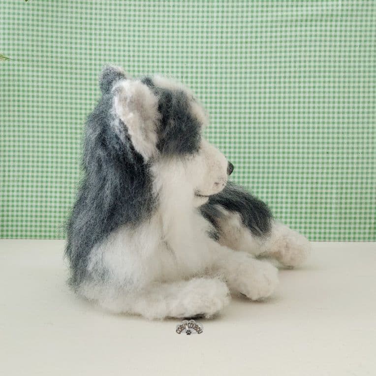 ☆シベリアンハスキー犬☆羊毛フェルト