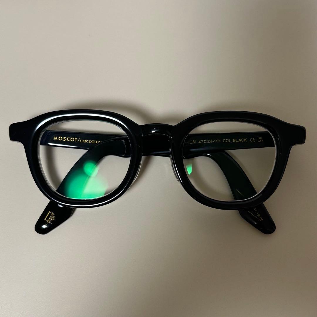 //値下げ 送料込//MOSCOT DAHVEN BLACK47 フレームのみ