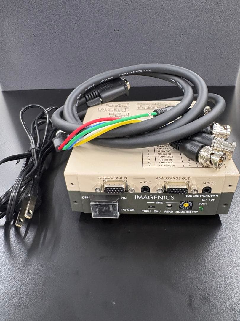 IMAGENICS CIF-12H アナログRGB分配器