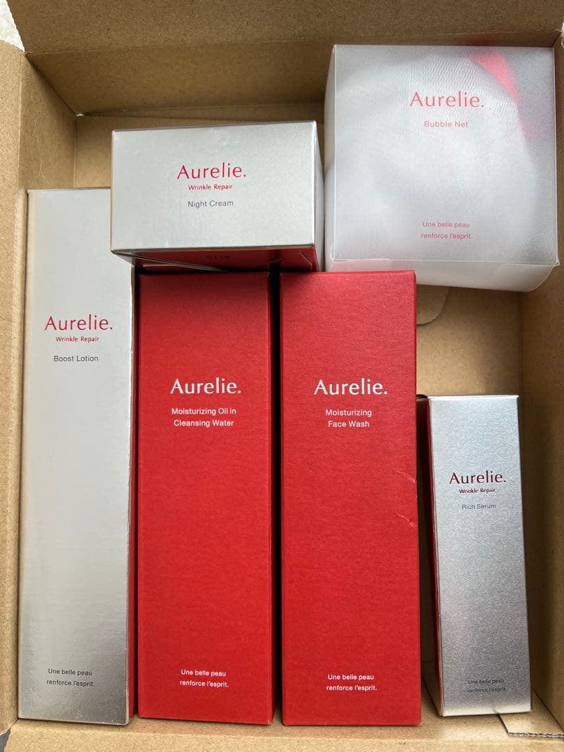 Aurelie スキンケア トライアル5点セット