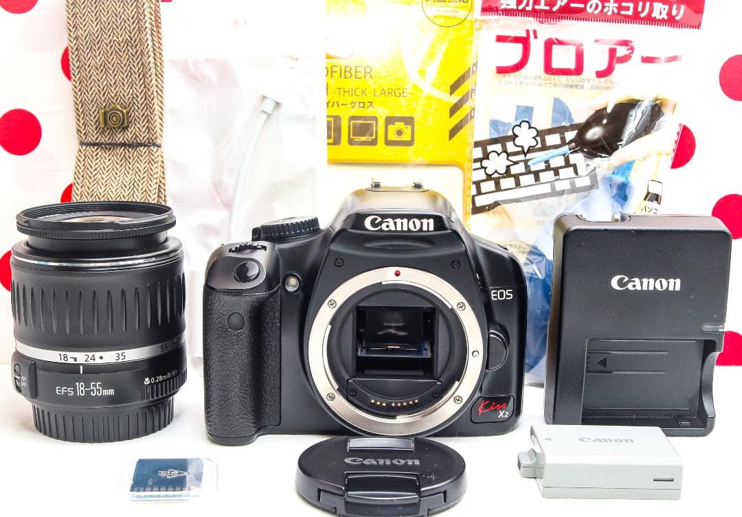 Canon kiss x2❤スマホに転送OK❤入門用一眼レフ❤デジタル一眼レフ