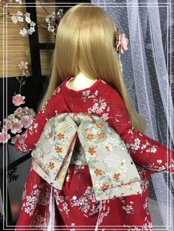 G06 BJD 1/3 ドール 衣装 人形服 和服 8点セット ハンドメイド