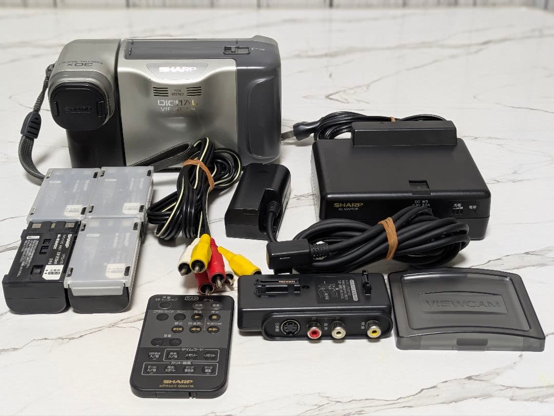 SHARP　VL-DC2　MiniDV　ビデオカメラ　豪華セット