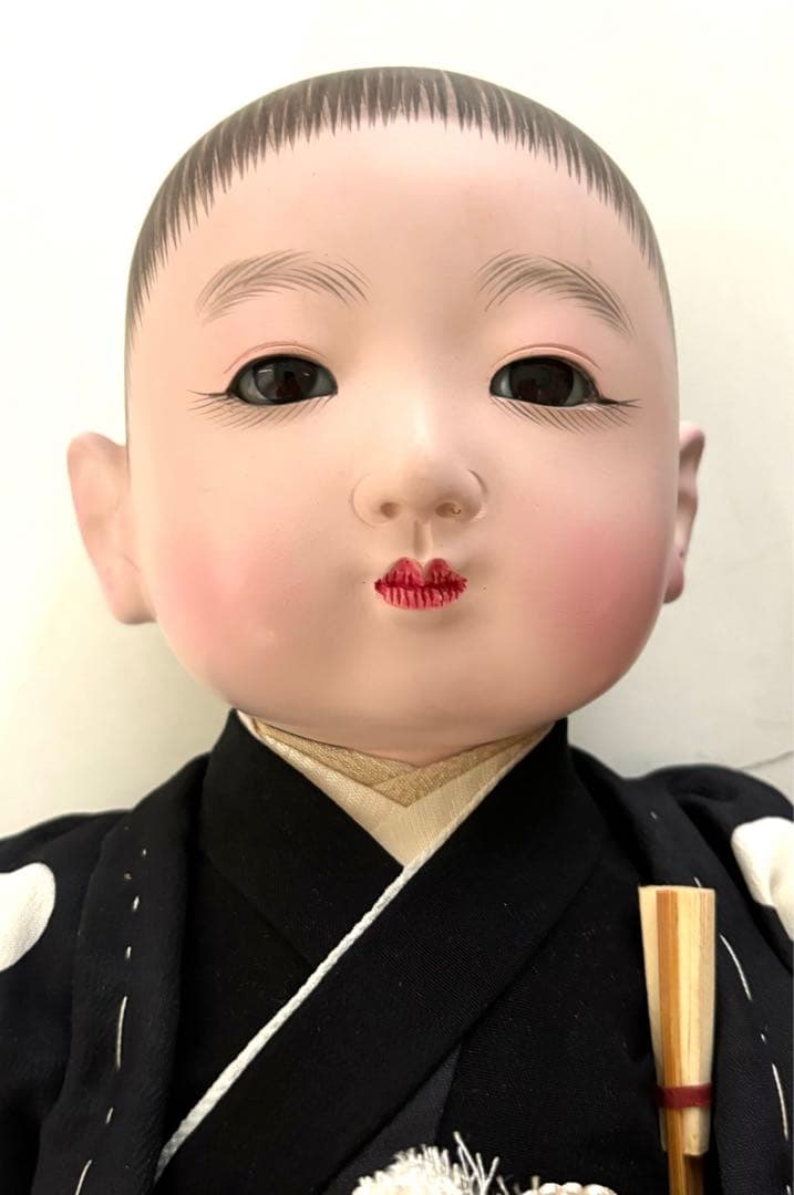 アンティーク　市松人形　昭和時代　お着物　昭和レトロ　ビンテージ　骨董