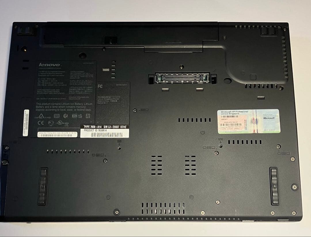 Windowsノート本体 ThinkPad T61 SSD Win10