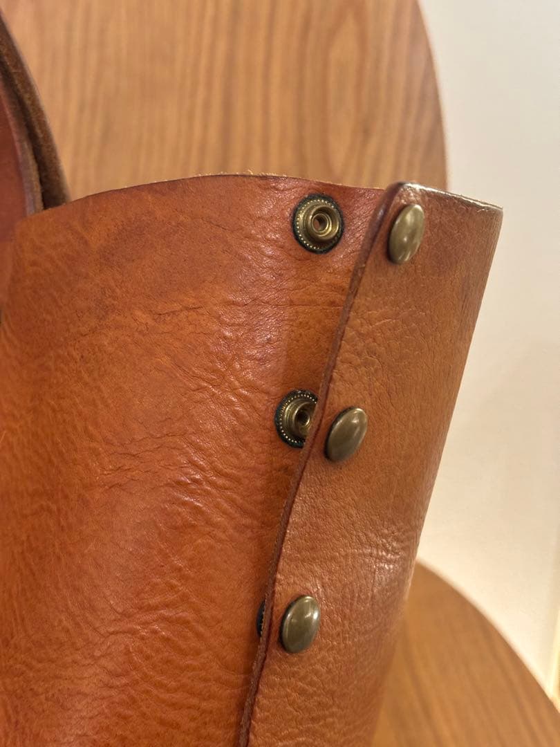 Lacrie theTote Lサイズ ワイド ベッキオショルダー ナチュラル
