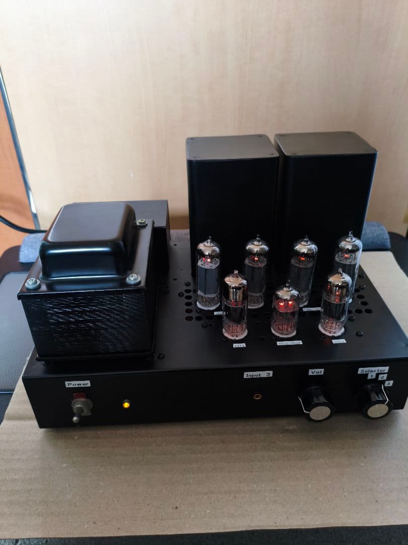 自作品　6BQ5 プッシュプルアンプ　詳しい人向け